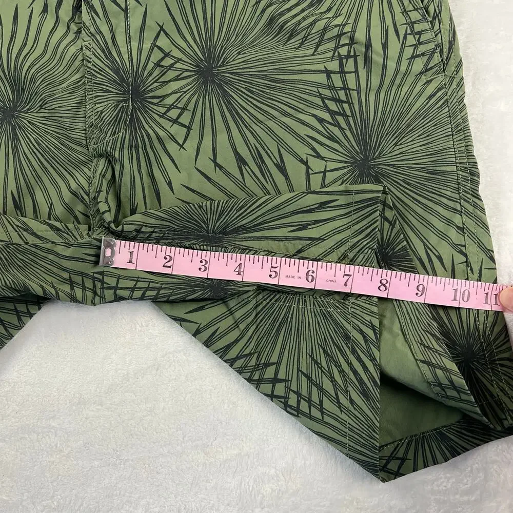 The North Face Men's Temescal Board Shorts Green Swimsuit swim Trunks Sz 32